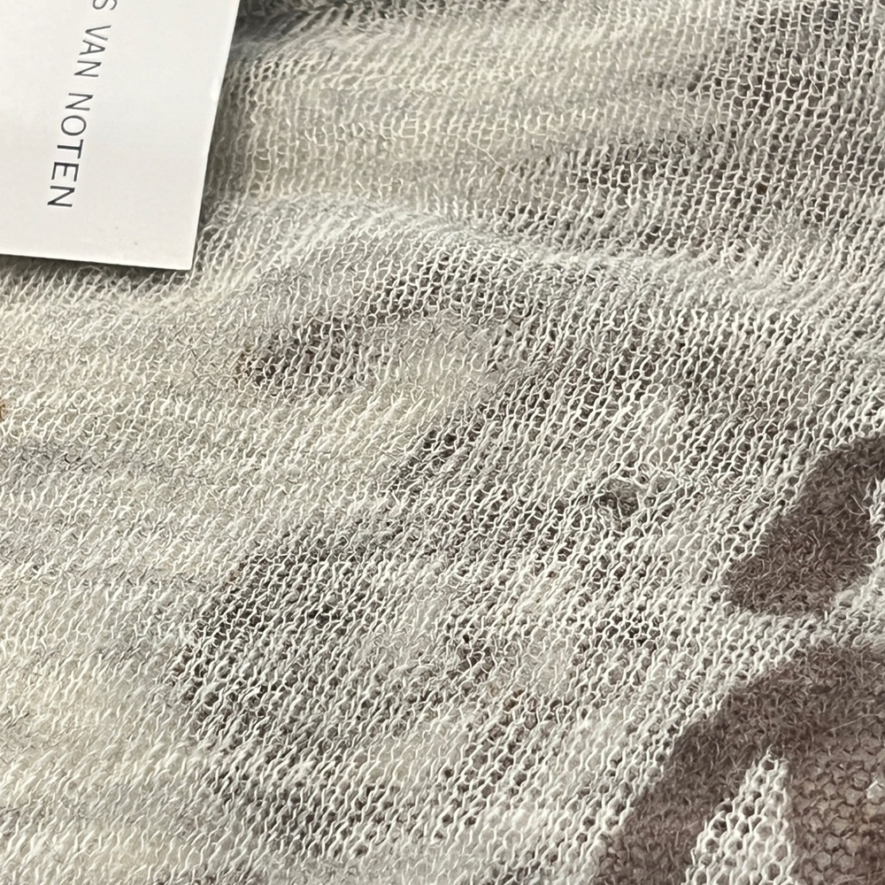 Dries Van Noten grey alpaca and wool blend knit dress - Picture 9 of 12